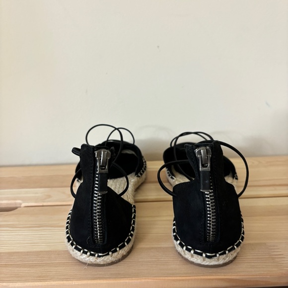 (NWOT) Eileen Fisher Lace Leather Espadrille Sandals Size 6.5 - Picture 9 of 11